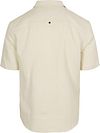 Camicia No Excess a maniche corte con trama écru Product / Achterkant