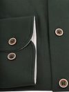 Camicia Suitable Herringbone verde scuro Product / Detail