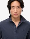 Camicia Superdry Vintage Destroy Piqué Sailing Navy Model / Voorkant