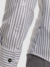 Camicia Vanguard Elevated Knit a righe blu Model / Detail