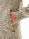 Barbour Zip Cardigan Wool Greige Product / Detail