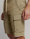 Cargo Short Stretch No Excess kaki Model / Detail