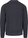 CASAMODA Cardigan Zippé Structure Marine Product / Achterkant