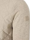 CASAMODA Gilet Zippé Hybride Matelassé Taupe Product / Detail