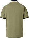 CASAMODA Polo Piqué Contrast Grön Product / Achterkant