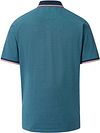 CASAMODA Polo Piqué Contrast Petrol Product / Achterkant