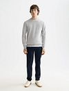 Chino Stuart Navy Scotch and Soda Model / Voorkant