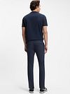 Chinosy BOSS slim fit w kolorze granatowym Model / Achterkant