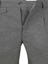 Chinosy Suitable Pico Pleat z flaneli, szare Product / Detail