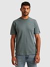 Cast Iron T-shirt Stormy Blauw Model / Voorkant