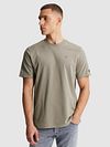 Cast Iron T-shirt Sage Green Model / Voorkant