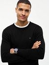 Sweter Tommy Hilfiger Essential czarny Model / Voorkant