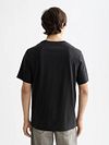 Scotch And Soda Core T-Shirt czarny Model / Achterkant
