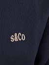 Supply & Co Sweat Polocollar Zip Aarav Brown