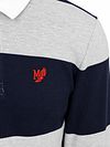 McGregor Rugbyshirt Stripe Navy Grey Product / Detail