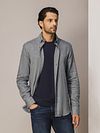 State Of Art Knitted Oxford Shirt Grey
