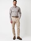 Camicia Desoto Corduroy Optics Beige Model / Voorkant