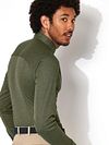 Camisa Desoto de twill en verde Model / Achterkant