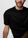 Desoto Solid Camiseta Black Model / Detail
