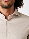 Desoto Essential Camicia Hai Piqué Beige Model / Detail