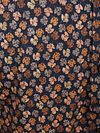 Desoto Shirt Print Floral Brown Navy Product / Detail