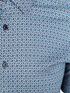 Desoto Short Sleeve Shirt Print Aqua Blue Product / Detail