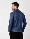 Desoto Spark Overshirt Denim Navy Model / Achterkant