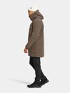 Didriksons Drew parka, taupe Model / Zijkant