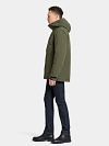 Didriksons Stefan Jacket Dark Green Model / Voorkant