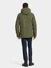 Didriksons Stefan Jacket Dark Green Model / Achterkant