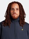 Lyle & Scott Plussize Jas Donkerblauw Model / Detail