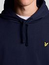 Lyle and Scott Hoodie Navy Model / Detail