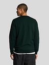 Lyle & Scott Trui Donker Groen Model / Achterkant