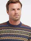 Barbour Pullover Wolle Fairisle Dessin Model / Voorkant