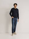 State Of Art Pullover Wool Blend Navy Model / Voorkant