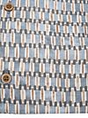 R2 Poplinskjorte Print Blue