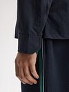Fred Perry Overshirt Pocket Ribstop Navy Model / Detail