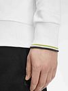 Fred Perry Half Zip Jersey Ecru Model / Detail