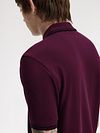 Fred Perry Polo Tipped M3600 Plum 84C Model / Achterkant
