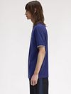 Fred Perry Polo Twin Tipped M3600 Mörkblå 48A Model / Zijkant