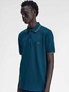 Fred Perry Polo Twin Tipped M3600 Petroleum Model / Voorkant