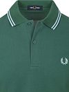 Fred Perry Polo Twin Tipped M3600 zielone Z59 Product / Detail