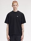 Fred Perry T-shirt nero Model / Voorkant