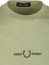 Fred Perry M4580 Brodert Oliven Product / Detail