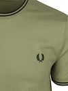 Fred Perry M1588 Twin Tipped T-shirt Grön Product / Detail