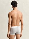 Gant Boxershorts Trunk 3-Pack Zwart Grijs Wit Model / Voorkant