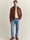 GANT Camicia Casual Lino Cotone Beige Model / Voorkant