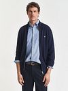 Gant Cardigan Texture Marine Model / Voorkant