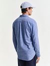 Gant Chemise Lin Bleu Model / Achterkant