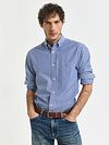 Gant Freizeithemd Stripe Blau Model / Voorkant